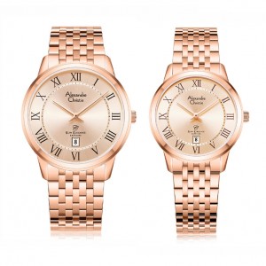 Alexandre Christie AC 8709 Full Rosegold Roman Couple